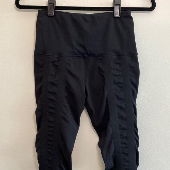 Sweetflexx Legging Womens 6 Pants High Resistance 4 Panels Black Pocketless Soft - Picture 4 of 9